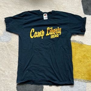 Vintage Camp Liberty Iraq tee rare